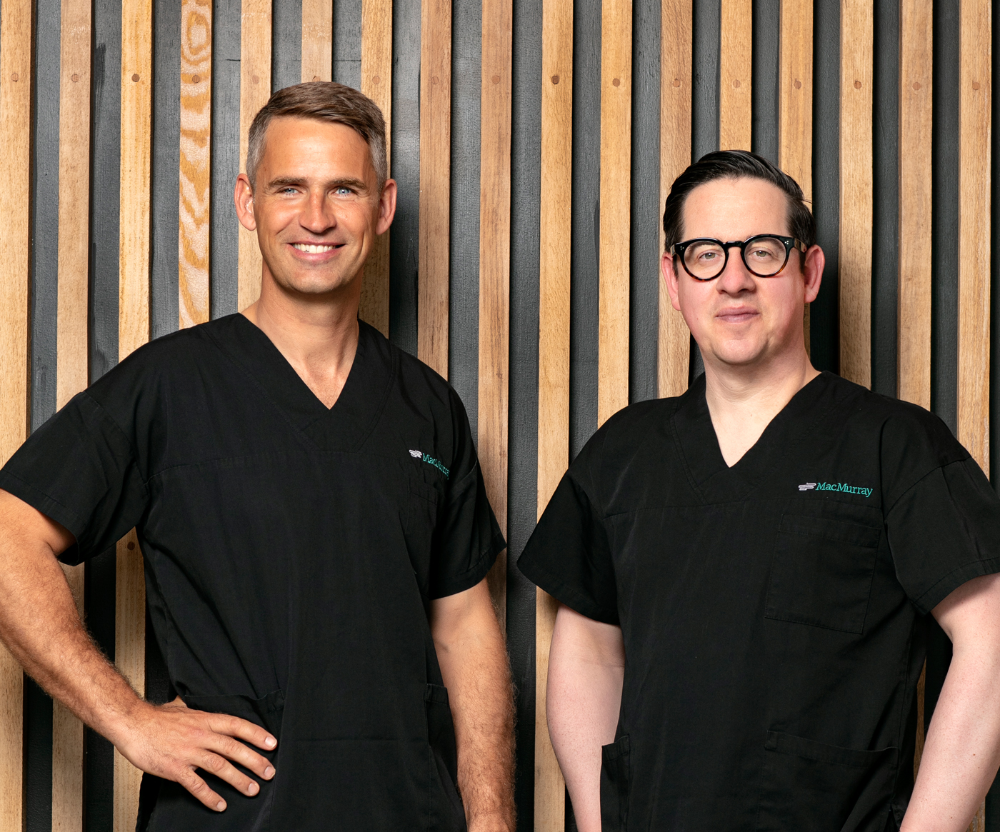 Founders of Compass Surgical, Dr Thomas Hanna and Dr Peter Swan, who partnered in 2023 to provide patient-first general surgery in Auckland.
